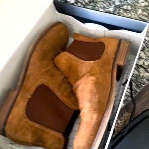 Aldo brown suede Chelsea boots